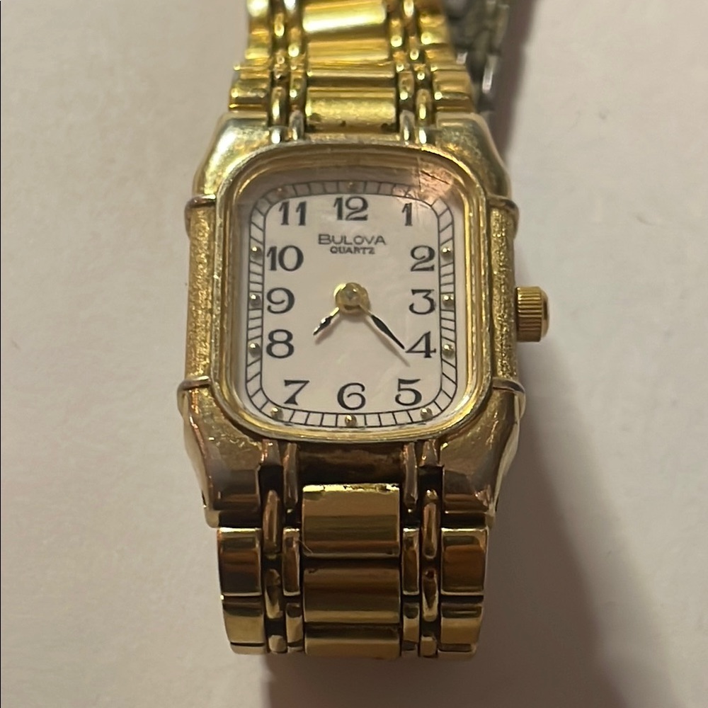 Bulova Gold-Tone Quartz Watch